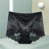 Women Panties Lace Briefs High Waist Underwear Female Intimates Mesh Breathable Underpants