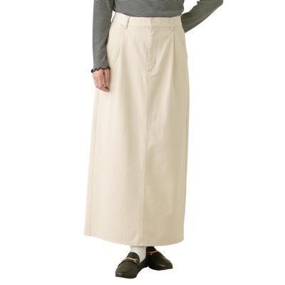 Afternoon Tea Living HX96 Cotton Twill Narrow Skirt, Ivory