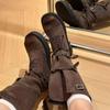 Women's shoes leg thick savior autumn adjustable knight boots oversized leg circumference boots increased by 5cm