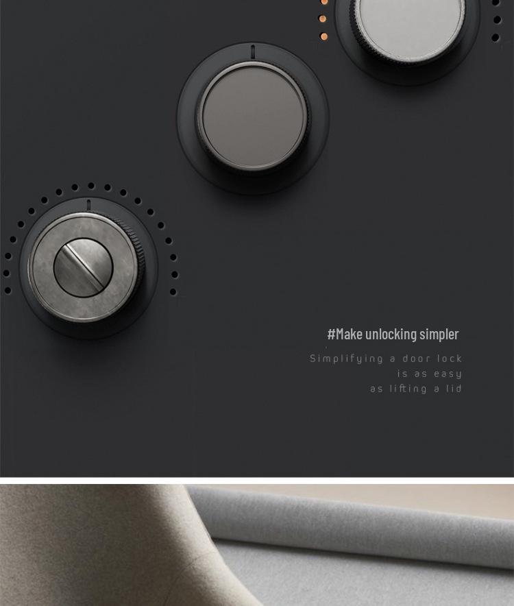 Minimalist Universal Indoor Door Handle Set for Bedroom and Bathroom