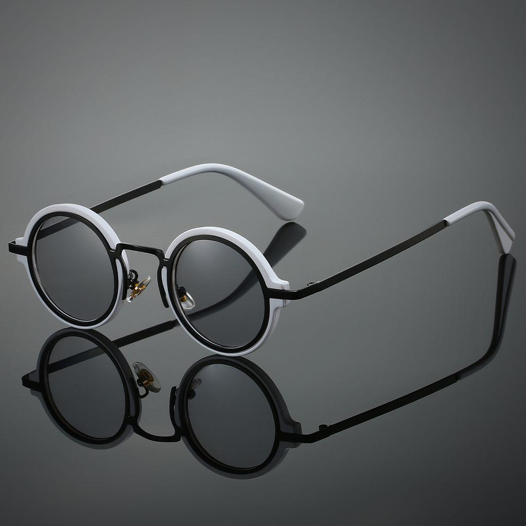 New Retro Small Round Frame Eyewear European And American Fashionable Women'S Sunglasses Steampunk Sun Glasses Uv400 Glasses