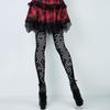Bareleg Artifact Autumn And Winter Printed Jumpsuit Sexy Backing Multi-Color Halloween Style Party Stockings
