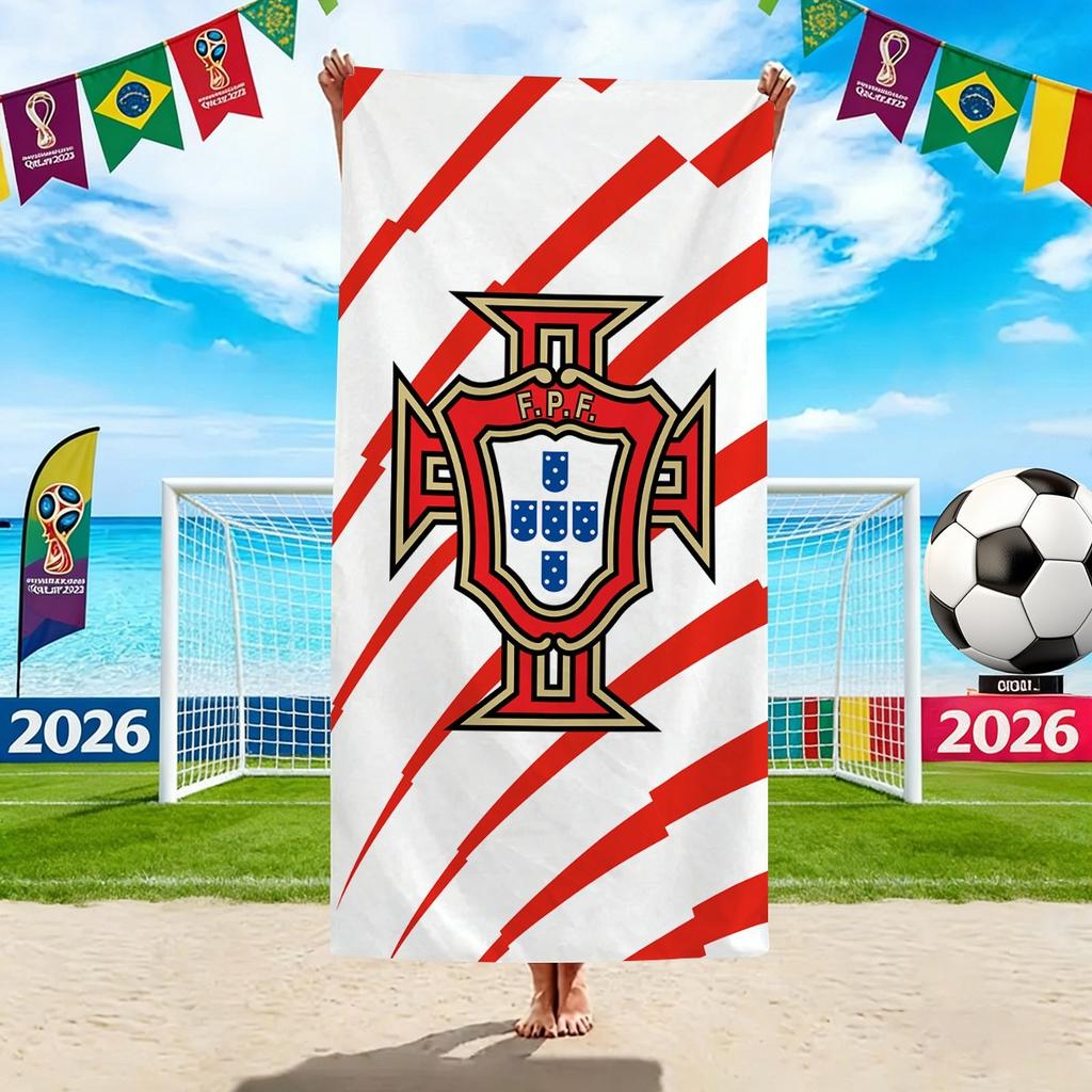 World Cup Beach Towels, Us-Canada-Mexico Football Team Microfiber Quick-Drying Absorbent Bath Towels, Sports Towels