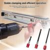 Red Handle Self-locking Extension Rod 100mm Rod Hexagonal Handle Screwdriver Set  DIY Projects