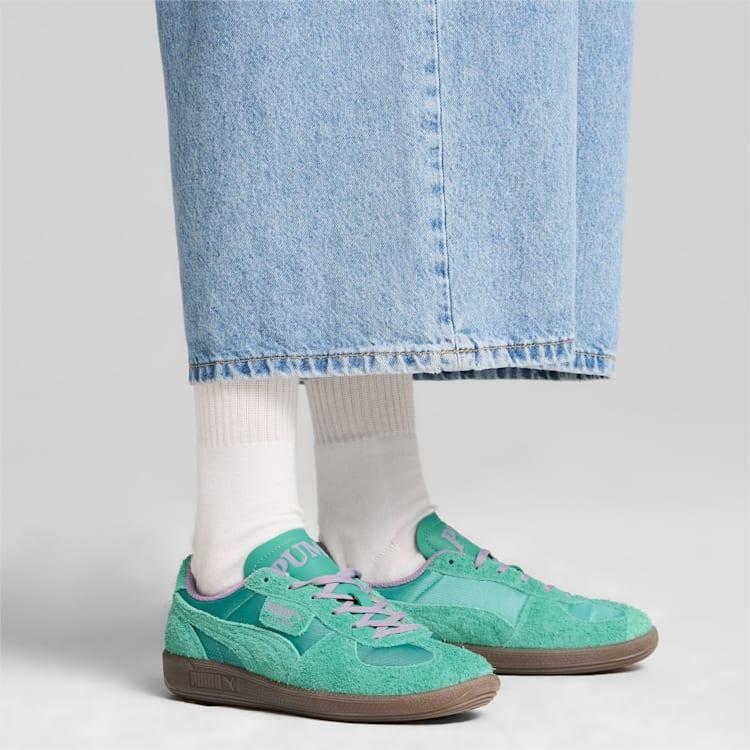 Puma Palermo Clobber Dresscode - Jade Frost Pale Plum Women Sneakers Green Frost-Green Gum 398150-02