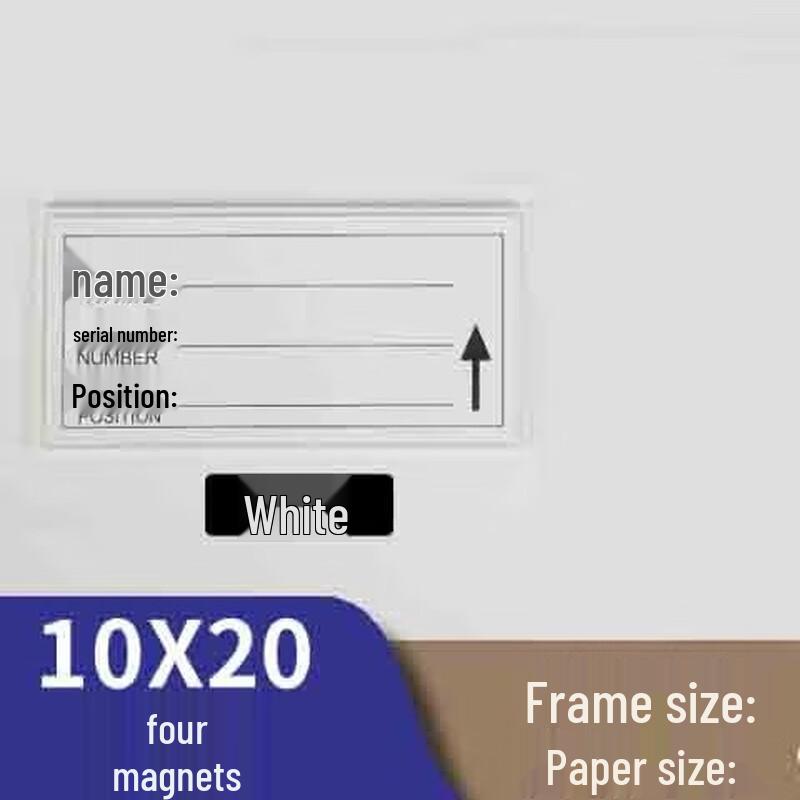 WEZHO Magnetic Shelf Labels