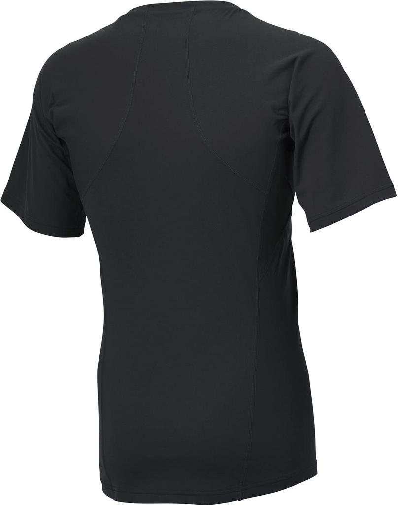 DESCENTE Junior Baseball Round Short Black JSTD-721B Boys' Undershirt, Neck, Sleeve,