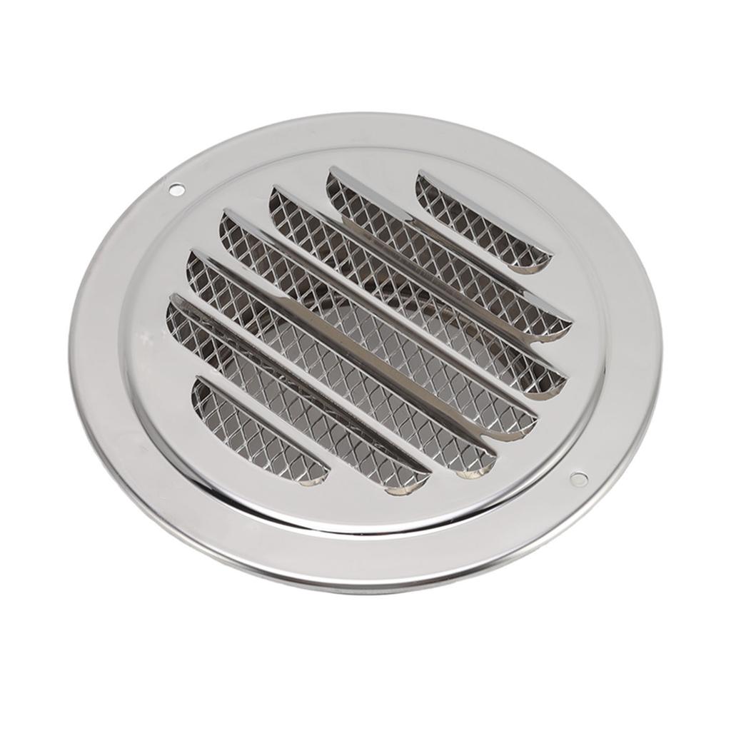 Air Ventilation Cover 304 Stainless Steel Round Exhaust Duct Grill Cap for Kitchen and Bathroom