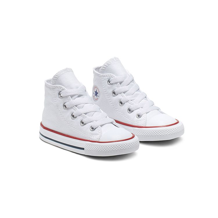 Converse Chuck Taylor All Star Canvas Comfortable Casual High Top Walker Baby Sneakers Standard-White 7J253C