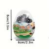 6 Pieces Dinosaur Egg Building Blocks Fun Easter Toys Party Favors Easter Building Blocks Kids Christmas Gifts