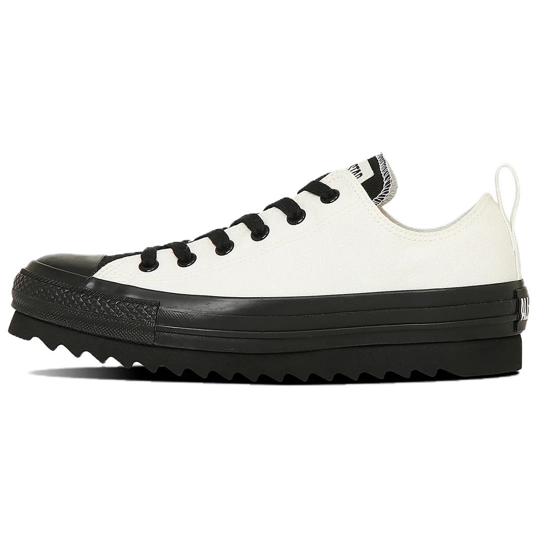 

Converse All Star Sharksole WB OX Fashion Versatile Durable Low-Top Canvas Shoes Unisex Sneakers White Black 31313080 39.5