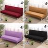 Solid Color Sofa Bed Covers Without Armrest Elastic Tight Wrap Couch Cover Stretch Flexible Slipcovers Sofa For Banquet Hotel for Home