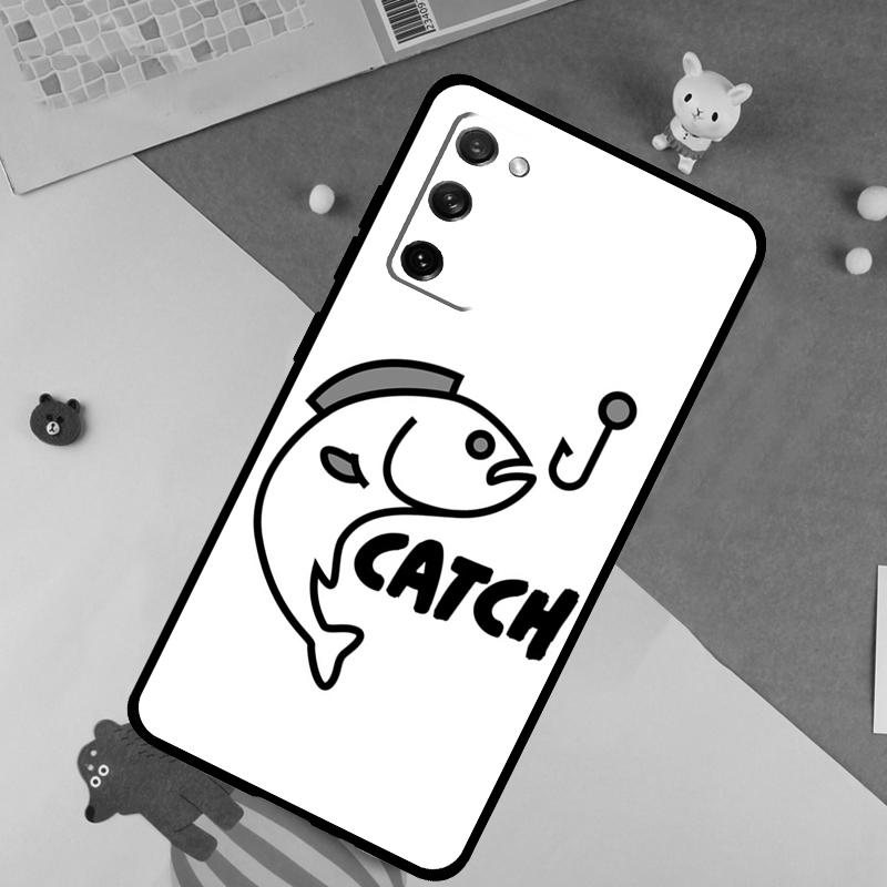 Carp Fish Fishing rod Hook Soft Case For Samsung Galaxy S24 Ultra S9 S10 S20 S22 S23 Plus S21 FE S25 Ultra Funda Cover