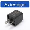 Motorcycle 12V/24V-72V Two-Pin Electric Vehicle Turn Signal Relay.
