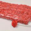 50Pcs/Pack Rose Simulation Pe Rose White Stem Foam Red Head Wedding Home Diy Handmade Party Birthday Wedding  Wall Decoration