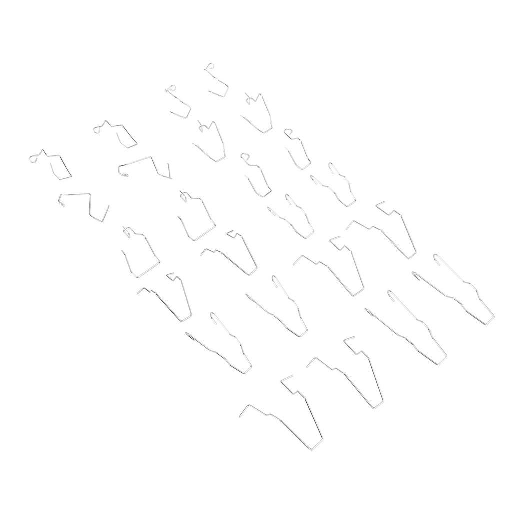 24 szt. Klips do żarówki samochodowej Stal nierdzewna Odporny Uniwersalne dopasowanie Sprężysty klips mocujący do reflektorów Żarówki H1 H3 H4 H7