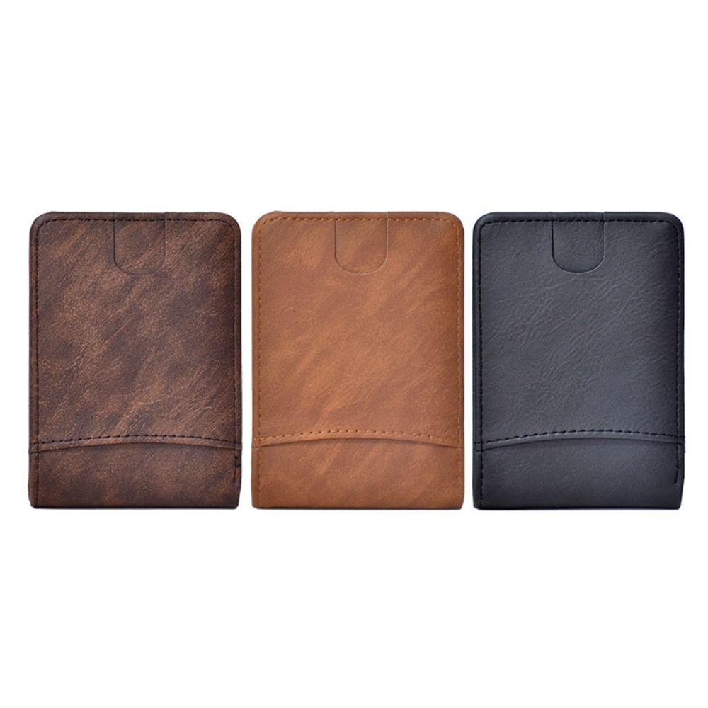 Handheld Short Folding Wallet Waterproof Men Card Holder Simple Pocket Money Purse Bag  Male