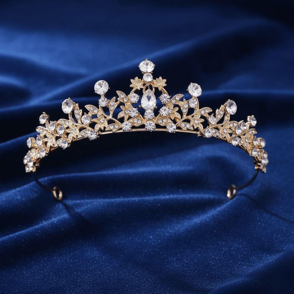 High-end Bridal Tiara Atmosphere Wedding Crown Headpieces Quenn Crown  Birthday Party