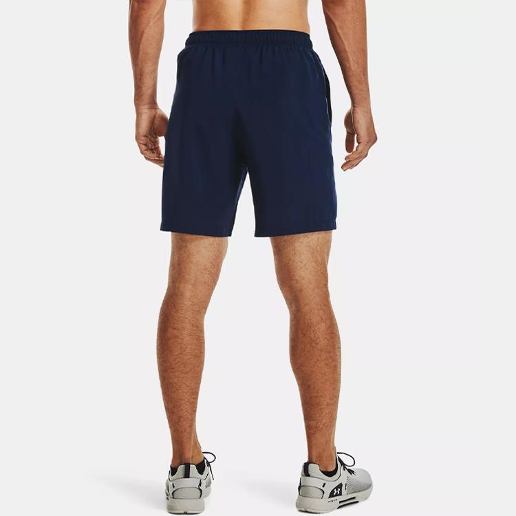 Under Armour Woven Series Breathable Sports Shorts Men shorts Dark-Blue 1362286-408