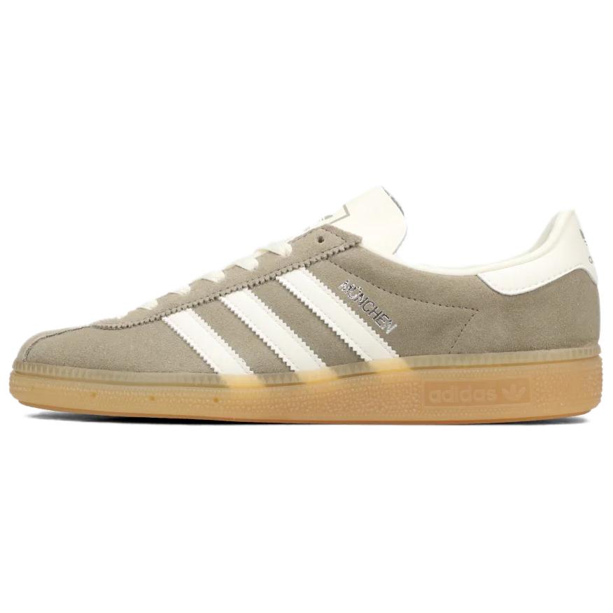 

Adidas Originals Munchen Abrasion Resistant Low top Skateboard Shoes Women s Gray Sneakers JS3990 37⅓