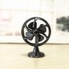 1:12 Scale Dollhouse Electric Fan Retro Mini Fan Model Miniature Doll Fan Furniture  DIY Toy