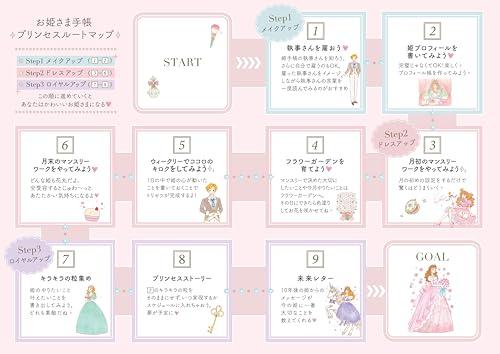 Princess Diary 2026 Pearl Blue January Start B6 Monthly Weekly