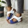 2025 Summer New Plus Size 43 Sandals Women's Wedge Platform Velcro Fish Mouth Sandals