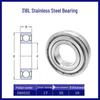 316L Stainless Steel Deep Groove Ball Bearing
