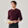 Zhaojun Men's 100% Cashmere Plaid Knit Pullover Sweater