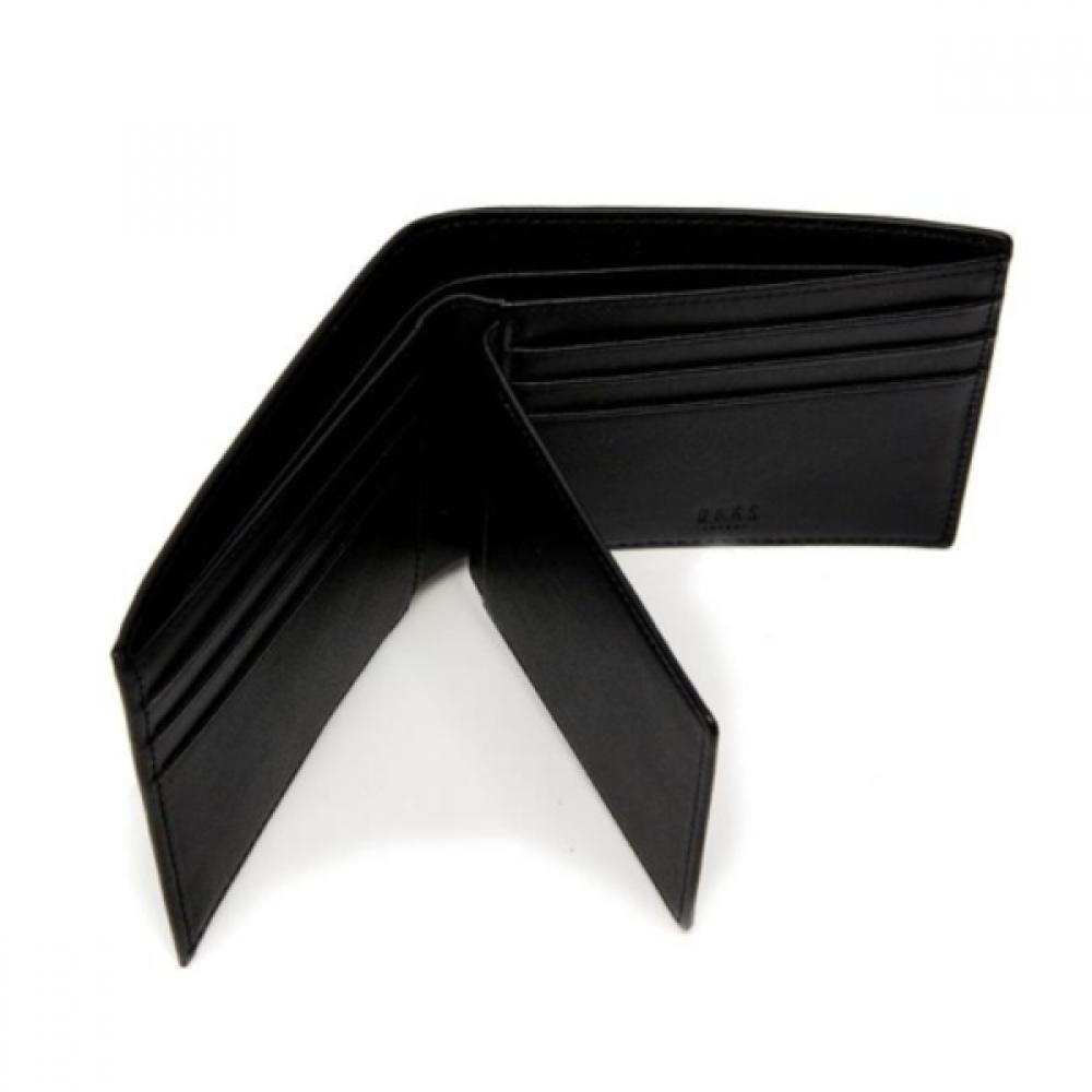 Daks Black Leather Dd Logo Modern Classic Wallet Dbwa2f833bk
