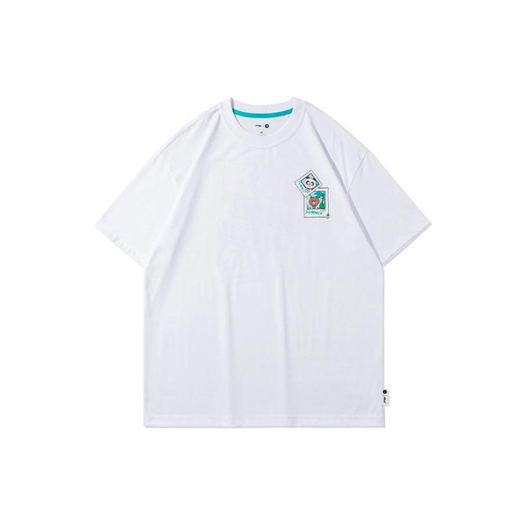 Футболка Li Ning x Line Friends Унисекс Белая AHSR906-3