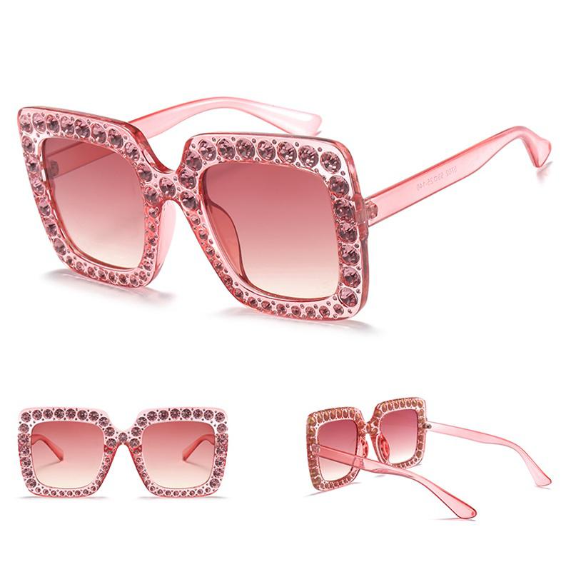 big pink sunglasses