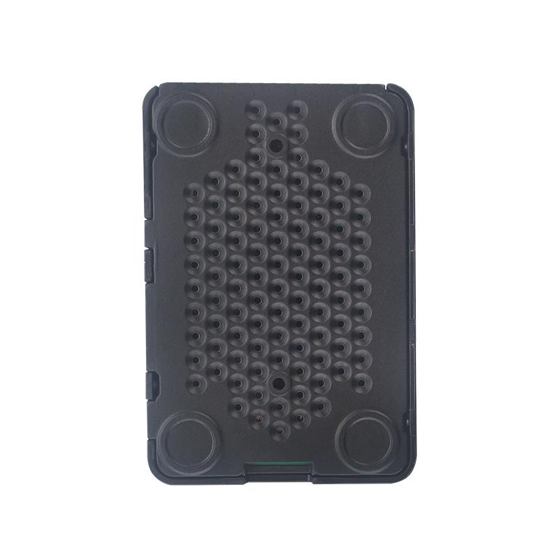 Raspberry Pi 4 Model B Black ABS Protective Case with Fan