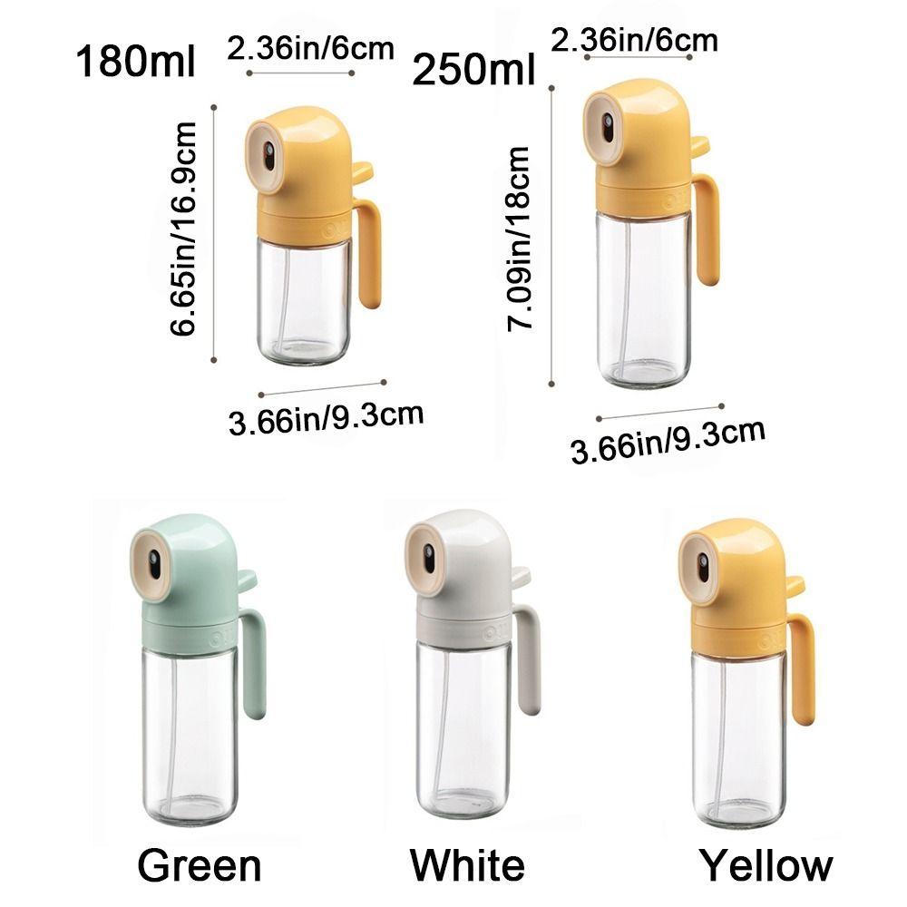 Glass Oil Dispensers Quantitative Oil Mister Convenient Olive Oil Sprayer  for Home