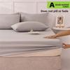 Summer Washed Cotton Fitted Sheet Set, All-around Wrap Mattress Cover, Baby Friendly Single Bed Sheet Mattress Protector