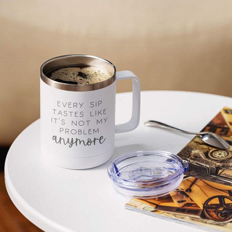 Personalized Retirement Coffee Mug for Boss Coworker - Engraved Ceramic Cup with Name/Date - 12oz Retirement Gift Her Him 12oz