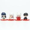 4 Pezzi/Set Anime INUYASHA Giocattolo Figura Kikyo Sesshoumaru Higurashi Kagome Bambola Cartoon Regalo per Bambini