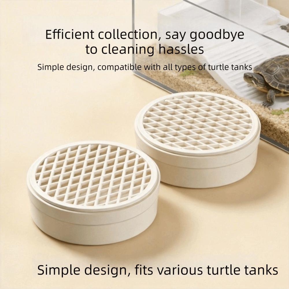 Plastic Turtle Tank Waste Collector Efficient Turtle Poop Catcher Feces Collector Terrarium