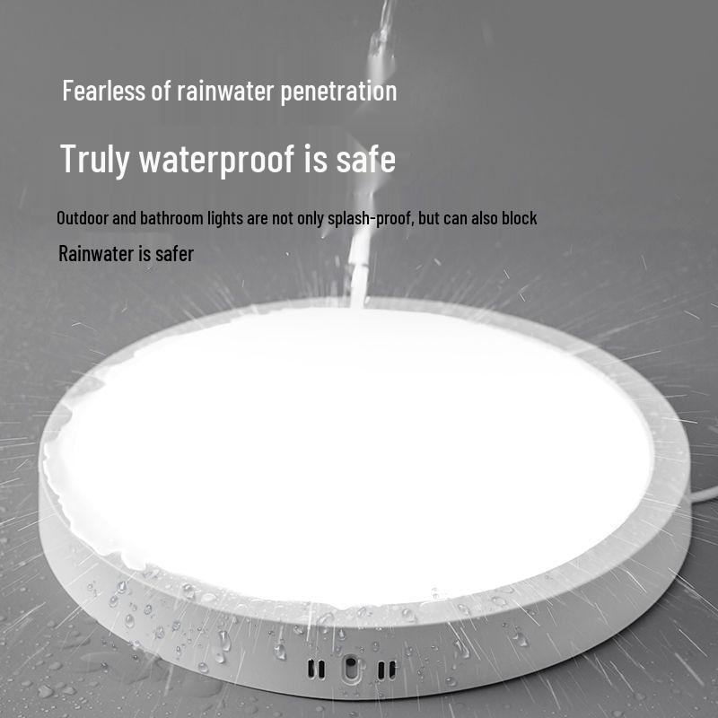 Waterproof LED Ceiling Light for Kitchen, Bathroom, and Outdoor Areas