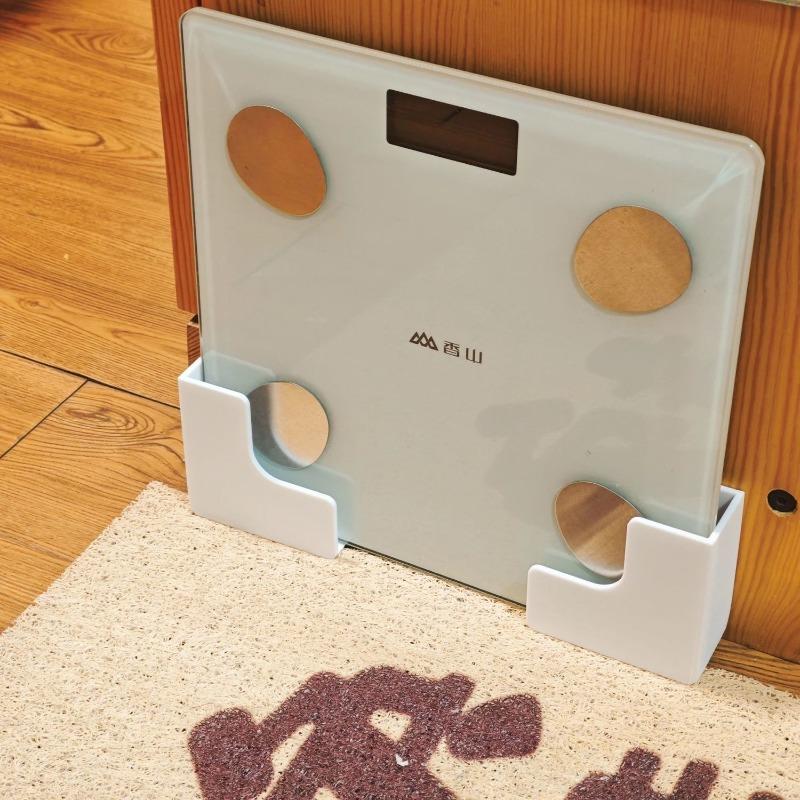The Weight Scale Stand Is A Wall-mounted Storage and Wall-hanging Wonder. The Body Fat Scale Stand Is Suitable for Hanging Weight Scales