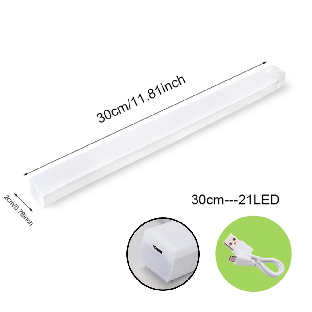 

Датчик движения беспроводной светодиодный ночник перезаряжаемый магнитный светильник шкаф для одежды лестница подсветка для кухни светодиодный 30cm