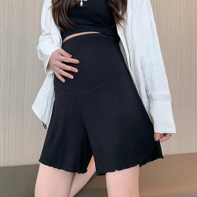 Maternity Shorts for Summer Thin Pregnancy Safety Pants Modal Anti-exposure Leggings Abdomen Support Belly Pajamas