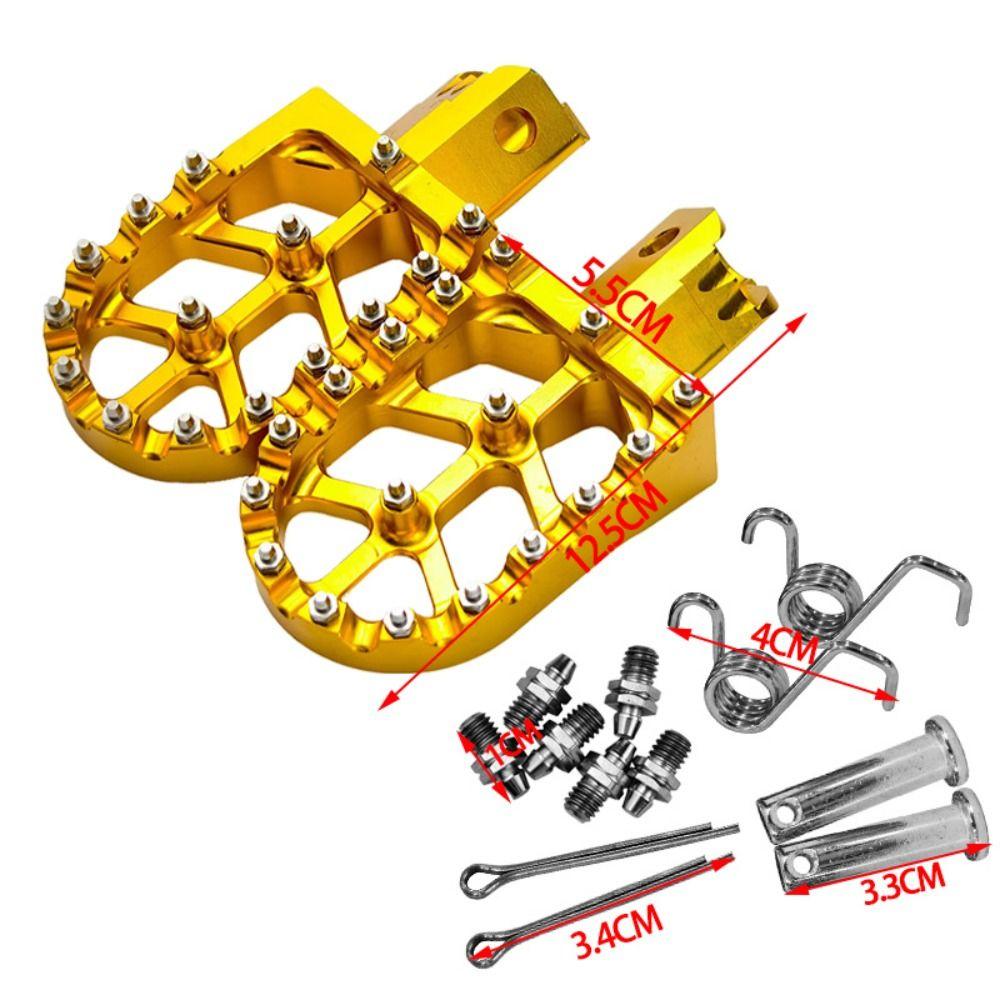 Durable Footpegs Rest Rest Pedal Pedal CNC Hot Dirt Bike Foot Pegs  Electric Dirt Bike