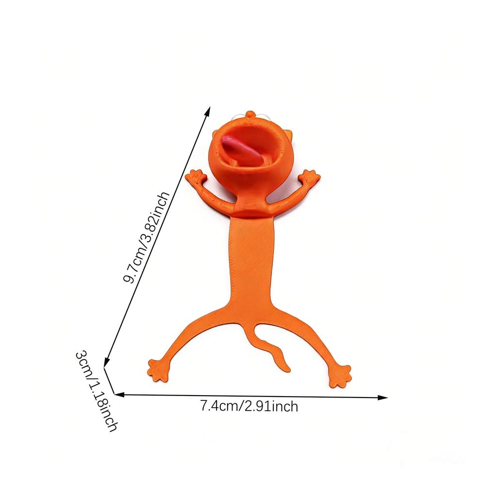 Funny 3D Lazy Cat Bookmark, Reading Book Clip, Creative Cartoon Cute Stationery, Single Piece