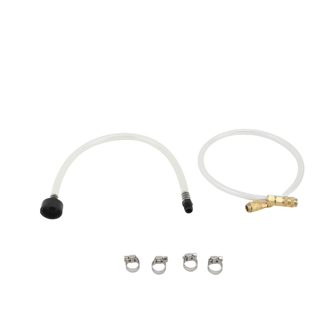 Hydraulic Steering Purge Kit Quick Connect Hydraulic Steering Fluid Filler Kit 2 Hoses 4 Adapters
