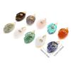 1Pc, Hand of Faramith Pendant, Energy Natural Stone Reiki Healing Crystal Gemstone Charms for Jewelry Making DIY Necklace Christmas Gift 18×32mm