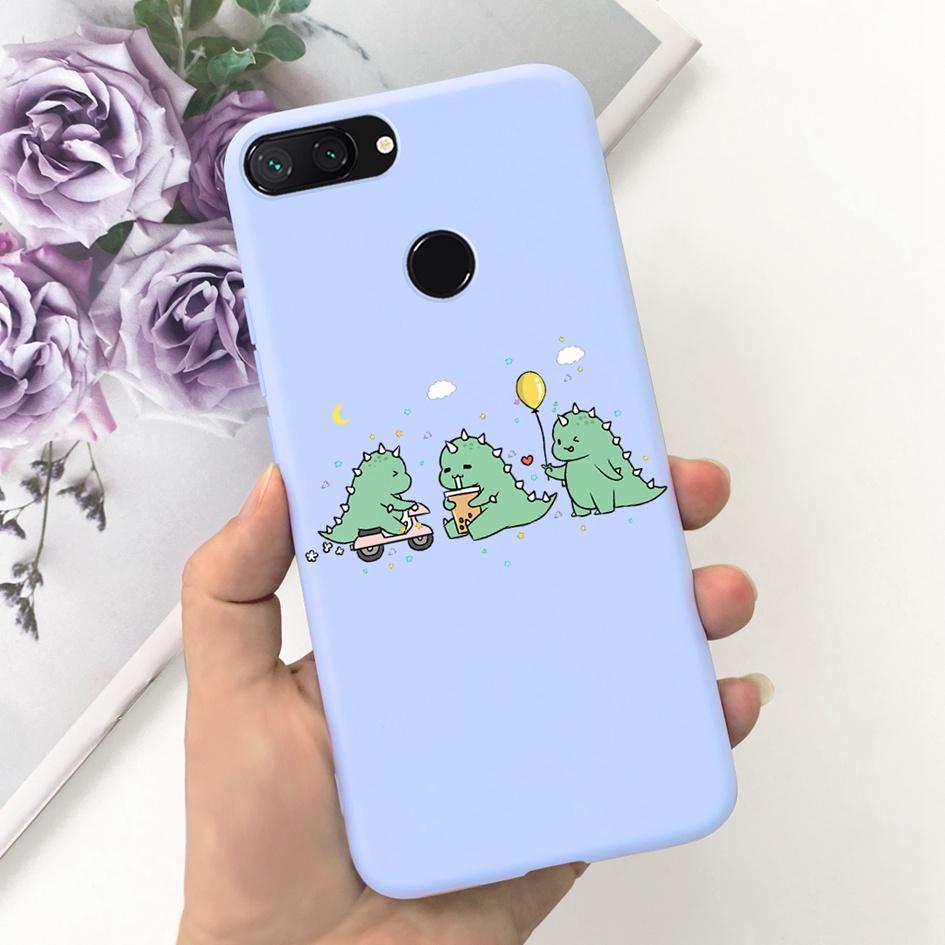 Für Xiaomi Mi 8 Lite Hülle 6,26" Mode Landschaft Mädchen Bumper Weiche Silikon Handyhülle Für Xiomi Mi 8 Lite Funda Mi8Lite Tasche