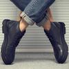 Fashion Cowhide Men's Motorcycle Boots High Top British Style Retro Chelsea Boots Workwear Boots