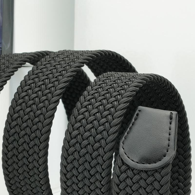 Gürtel Dornschließe Gürtel Elastisch Gewebter Stoffgürtel Elastischer Herrengürtel