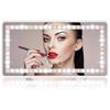 HD LED Car Makeup Mirror with Touch Dimming and Tricolor Light